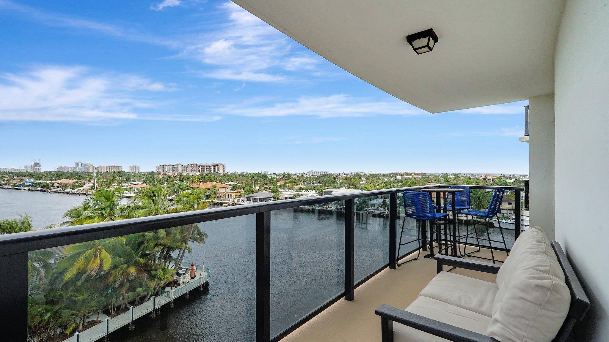 Beautifully redesigned 2BR 2BA condo in one of Fort Lauderdale's most desirable waterfront buildings.