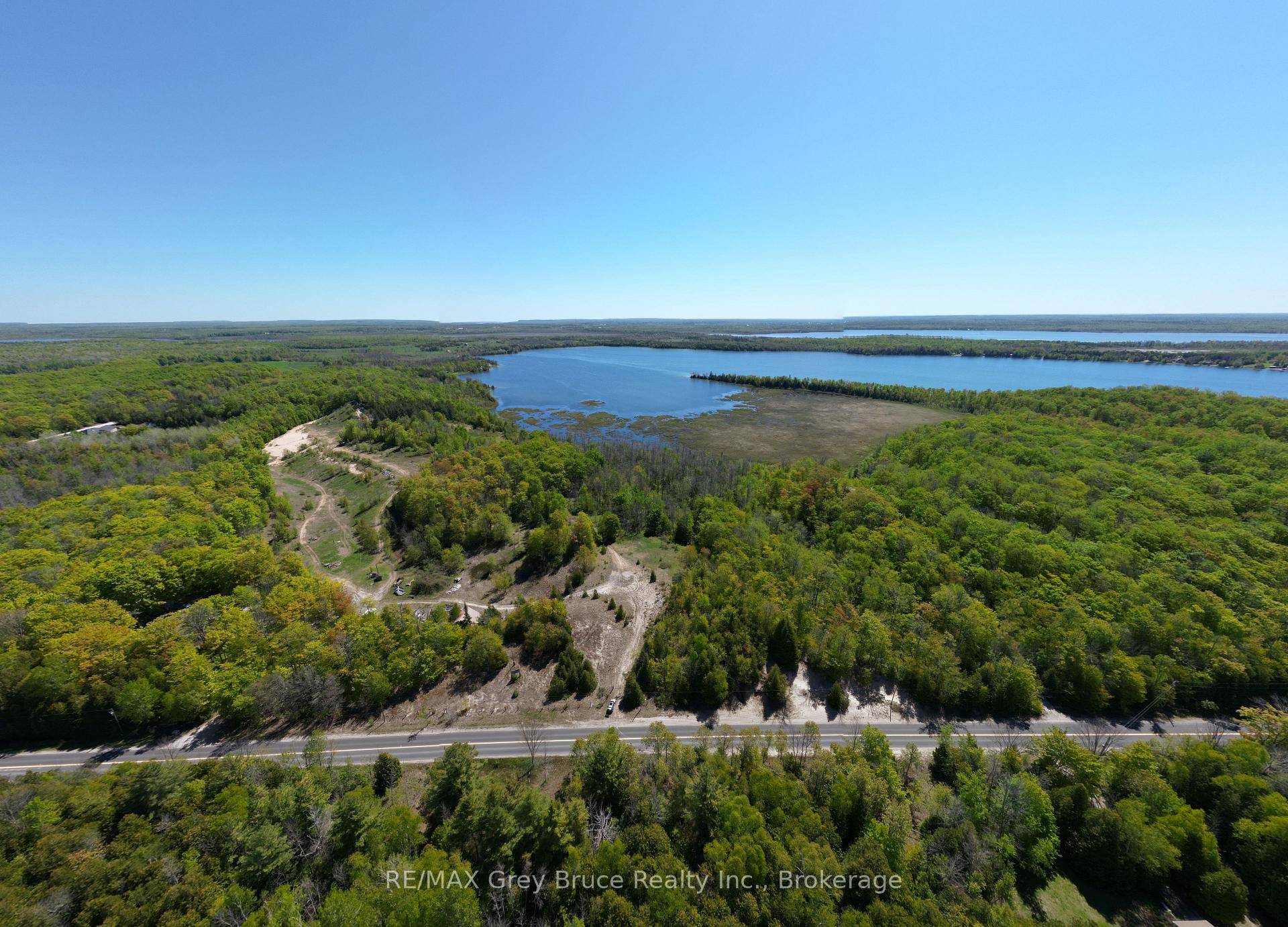 25 Acres of Natural Beauty with Lake Views in Oliphant.