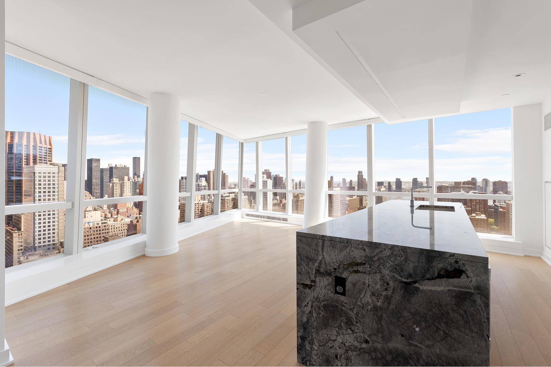 This luxurious three bedroom residence offers three exposures, water and city views, ample closet space, and is nestled in one of the most coveted and highly amenitized buildings in the ...