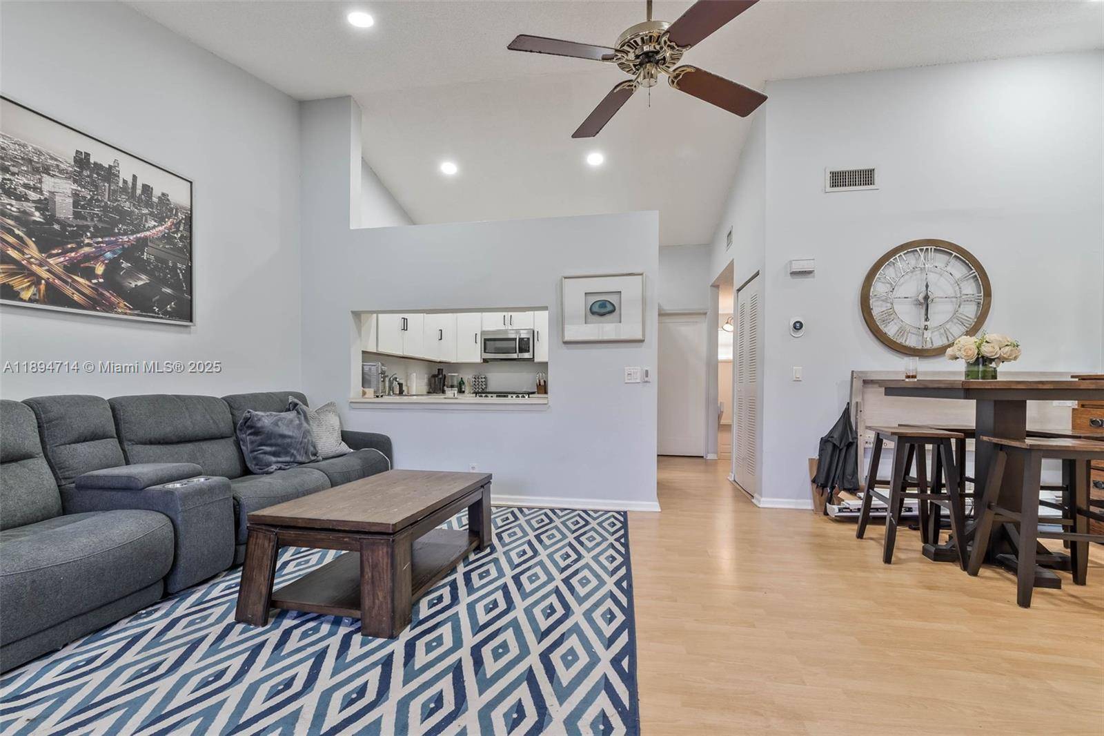 BEAUTIFUL LAKEFRONT 3 2, with vaulted ceilings, spacious open floor plan.