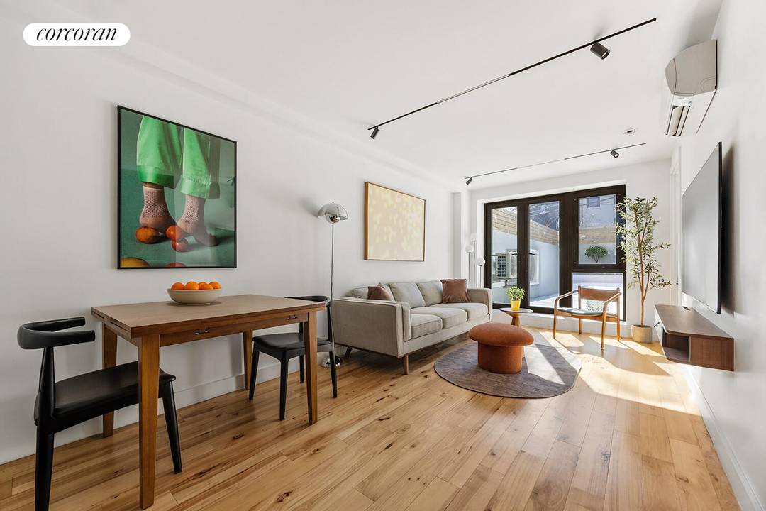 A rare duplex garden residence that truly delivers suburban scale living in the heart of Brooklyn.