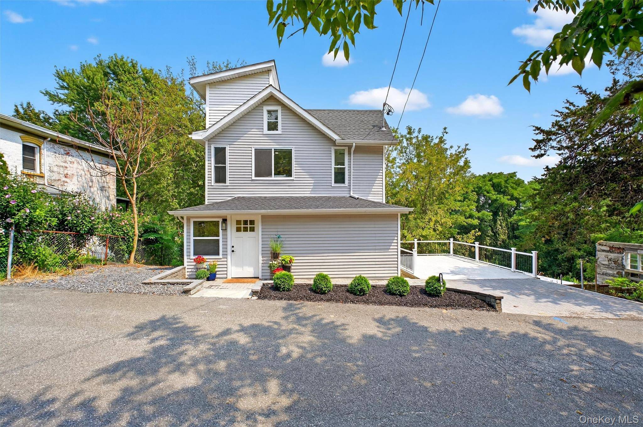 East facing Hudson River views afford this renovated home, loads of natural light, all day long.