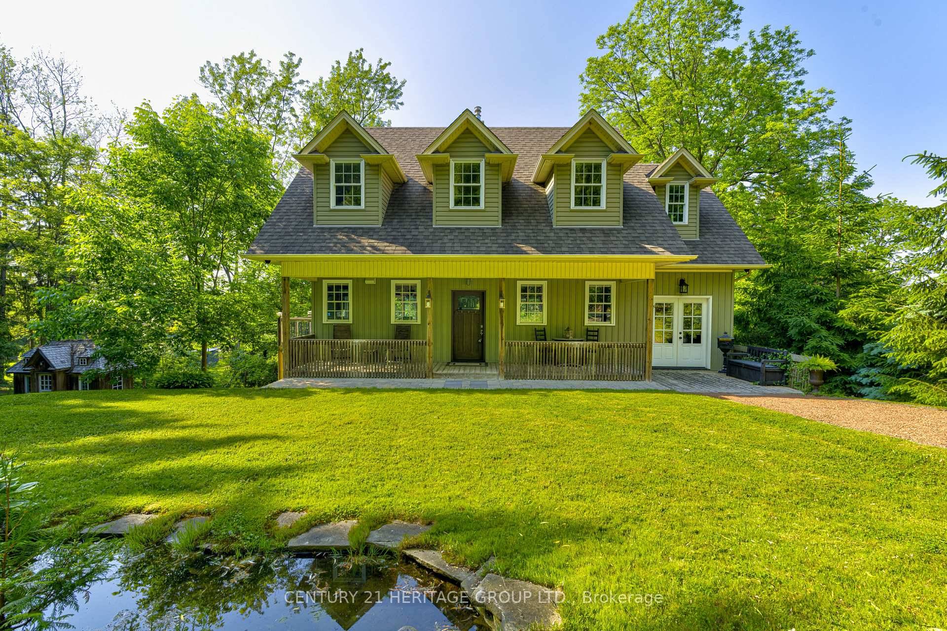 Nestled in Ancasters escarpment and connected to the Bruce Trail, this 1.