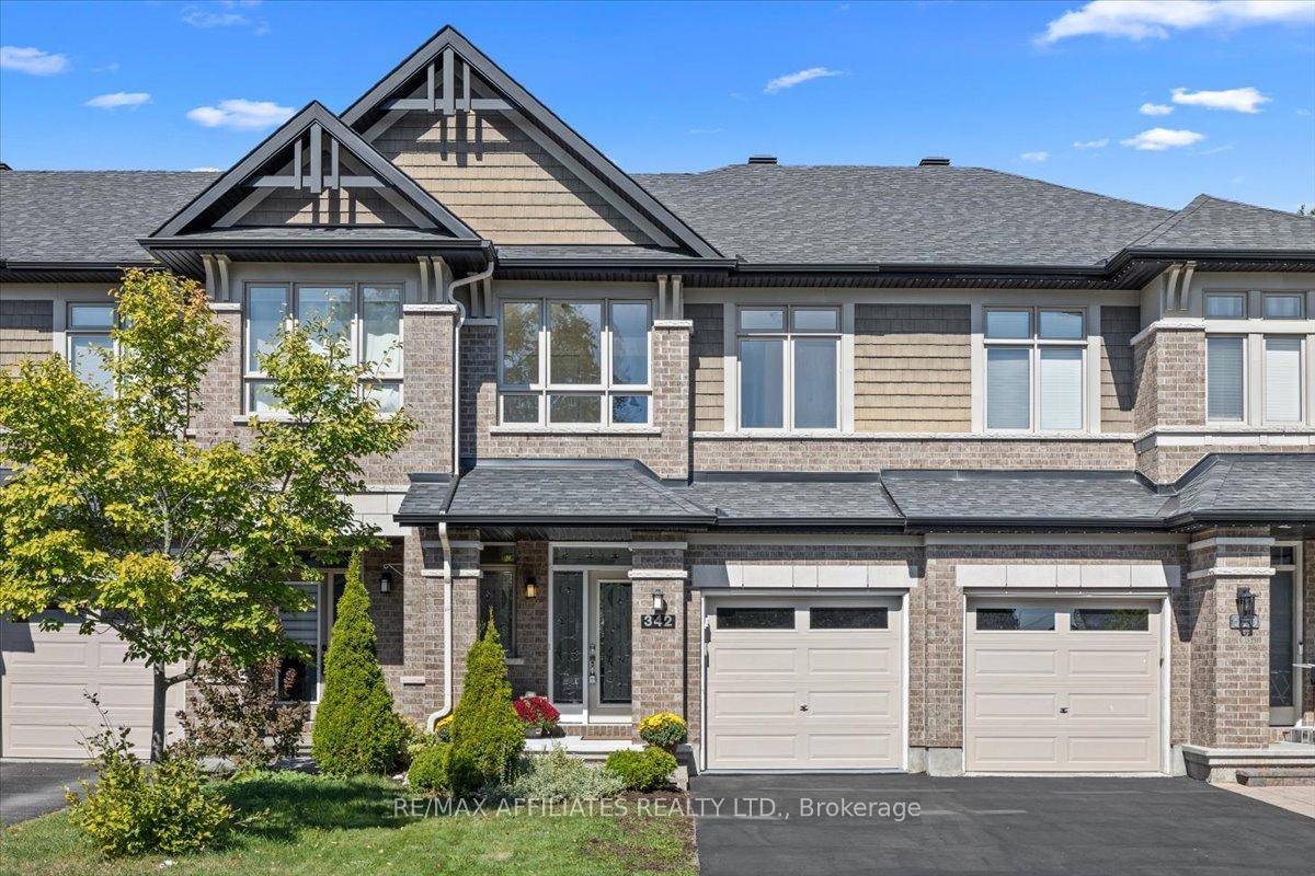 Stunning 3 bedroom, 3 bathroom executive Energy Star townhome, Richcraft Stillwater model w approx 2240 sq ft, blends modern luxury w serene park side setting.