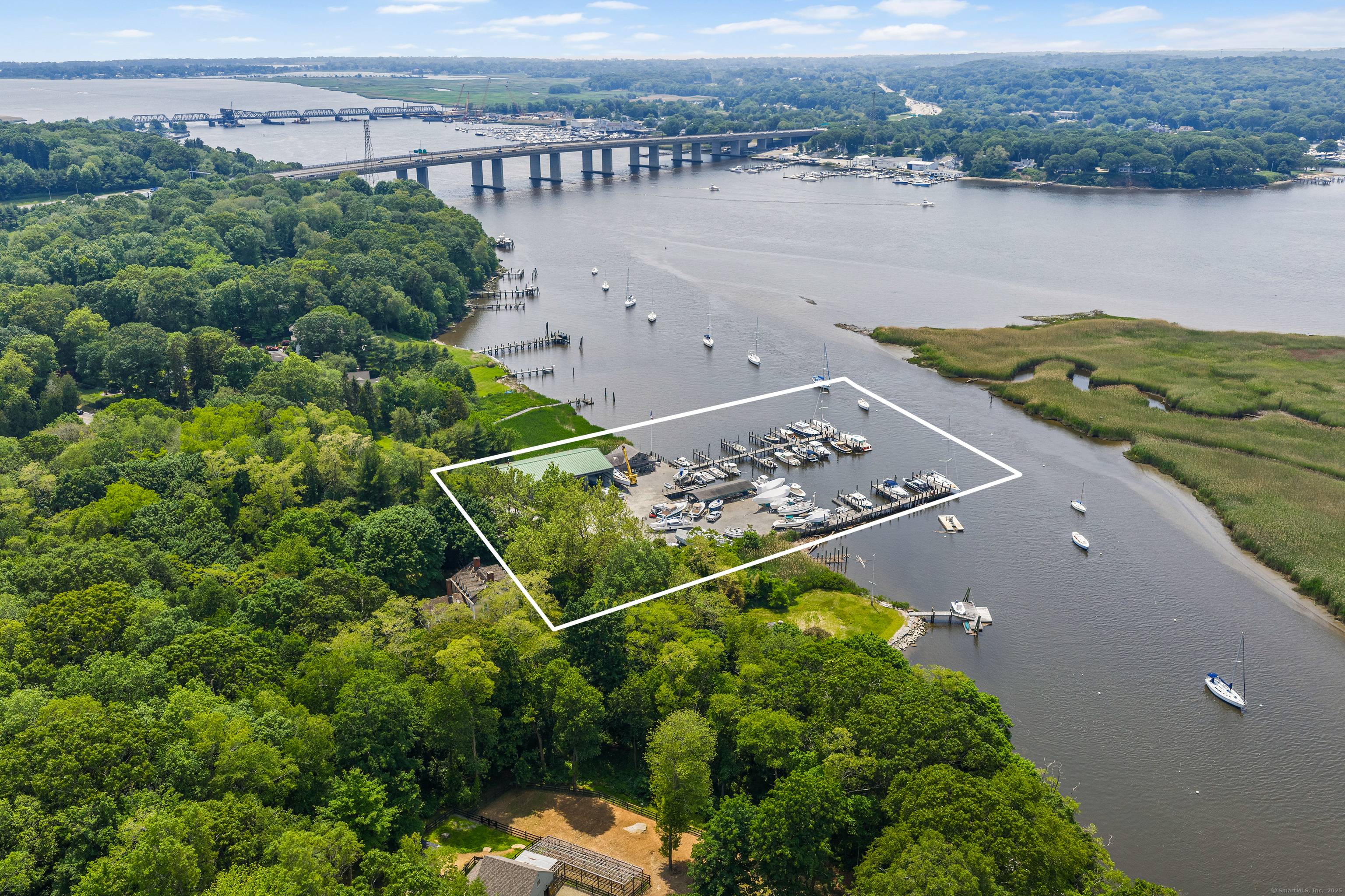 Old Lyme Marina is a full service, income generating marina located on the Connecticut River in Old Lyme, Connecticut.