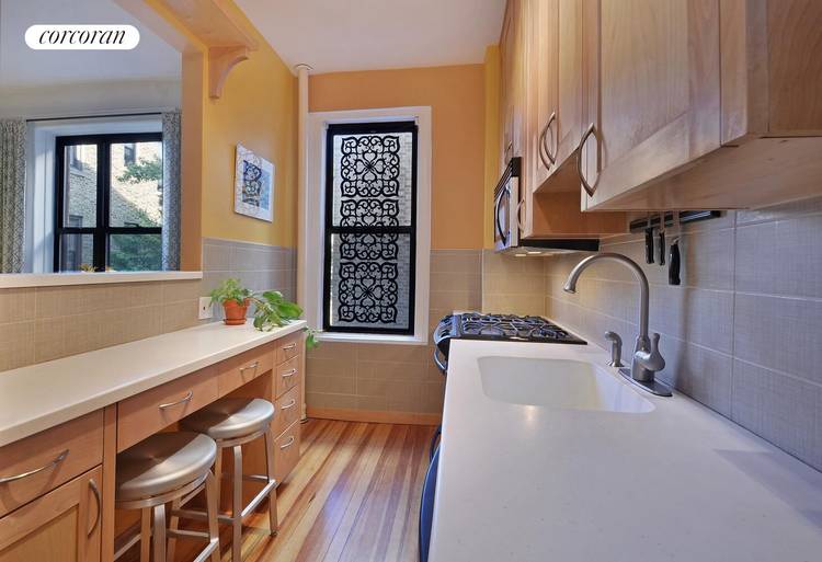 Home Sweet Home Welcome to this spacious, east facing one bedroom co op overlooking a beautifully landscaped garden courtyard.