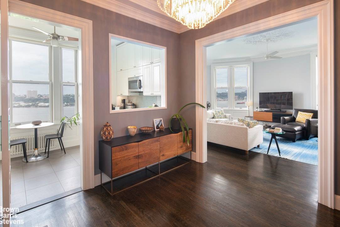 Marvelous ! ! Mint condition with gorgeous views, this stunning apartment is located in the famed 404 Riverside Drive, the fabled home of Mrs.