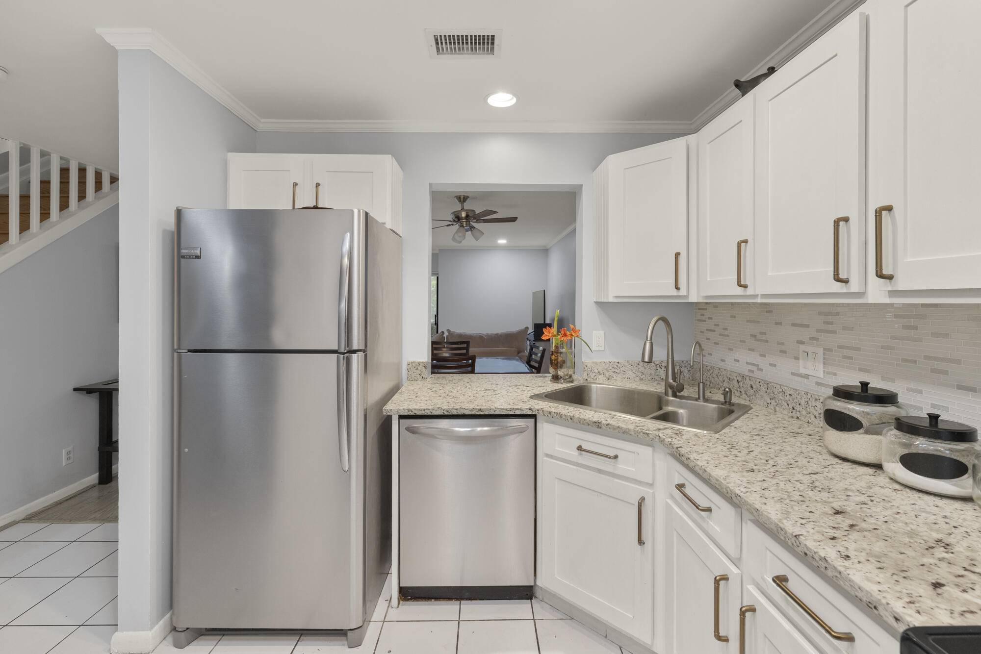 Welcome to this charming two story townhome with a garage located in a vibrant 55 community !