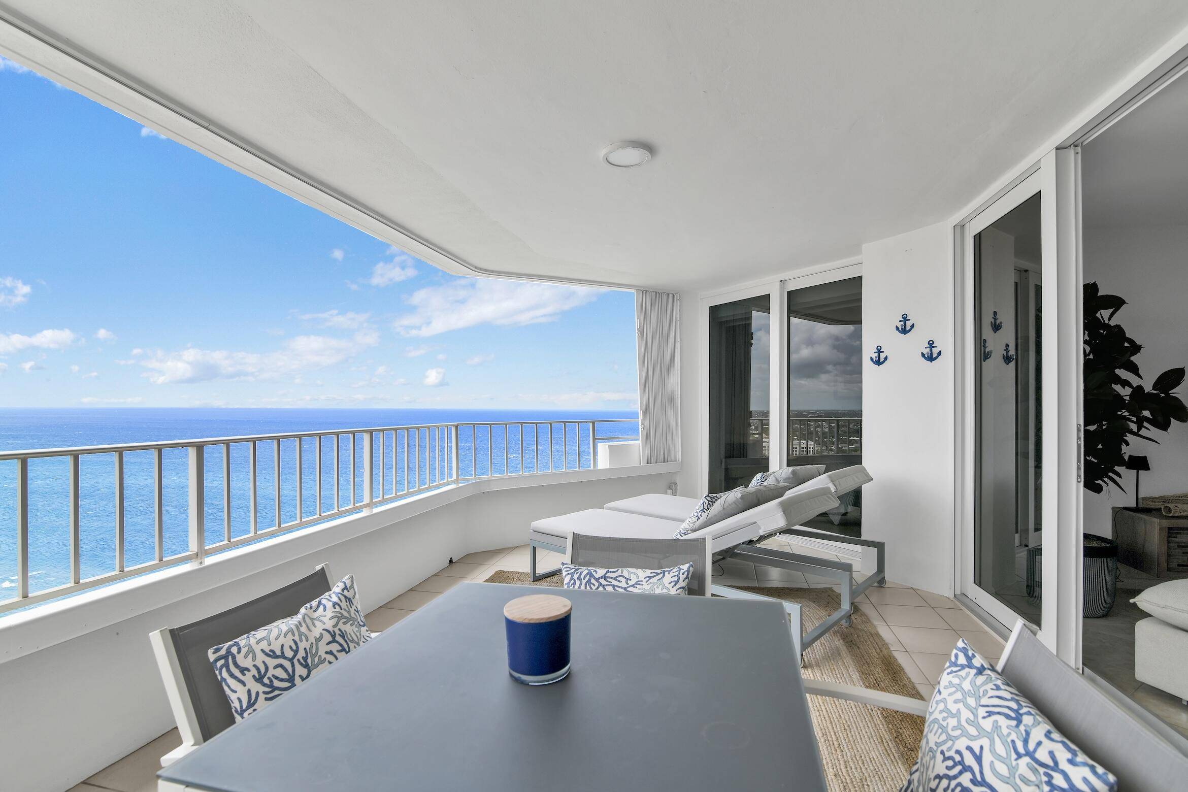 Discover an exceptional residence that offers breathtaking views of the ocean to the intracoastal from every room.