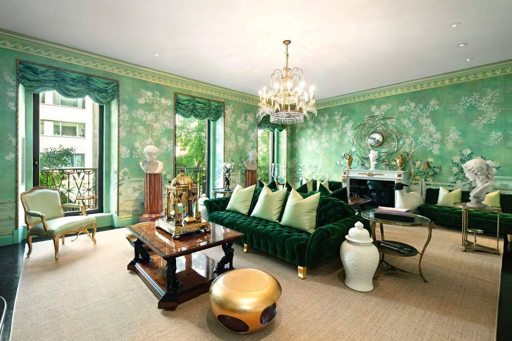 Situated in a distinguished limestone building just moments from Central Park, this truly glamorous duplex residence has been meticulously renovated and is defined by appealingly elegant scale and verdant treetop ...