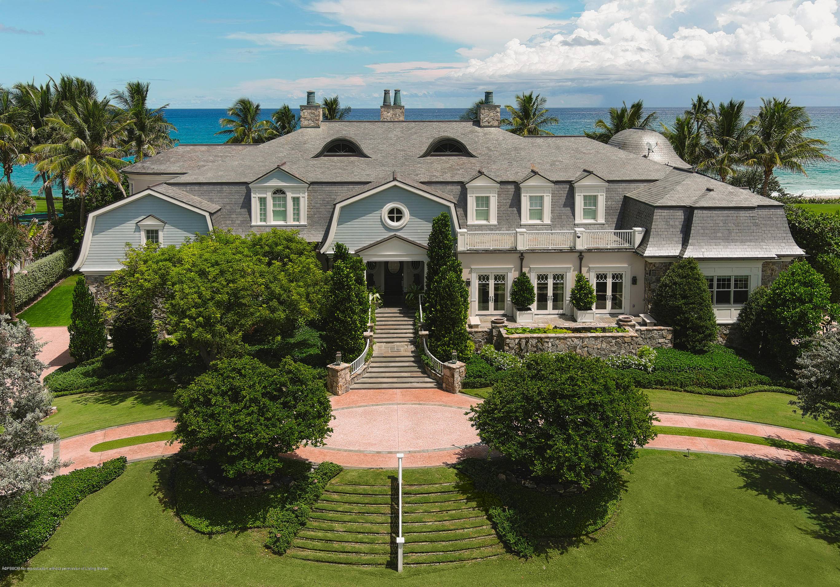 ''American Classic'' Private 200' of Wide, Protected Beachfront directly on the Atlantic Ocean An exclusive 1.