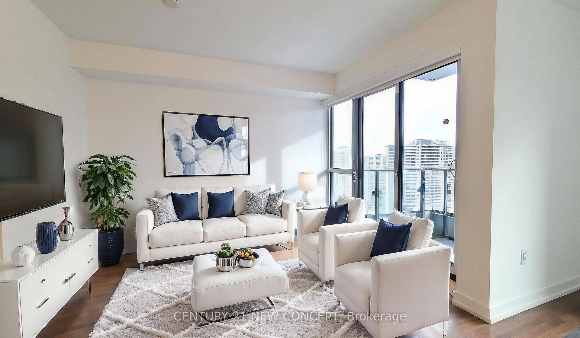 Beautiful South Facing Unit at the Rosedale on Bloor Condos !