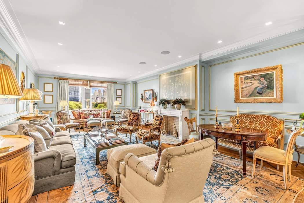 This exquisite 2 Bedroom, 2 1 2 bathroom residence, located in the prestigious Sherry Netherland on Fifth Avenue and 59th Street offers glorious views of Central Park.