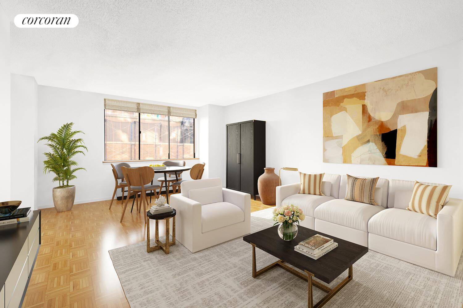 Experience the best of Upper West Side living in this Park Block, sun filled Junior 1 residence located within a premier full service condominium.