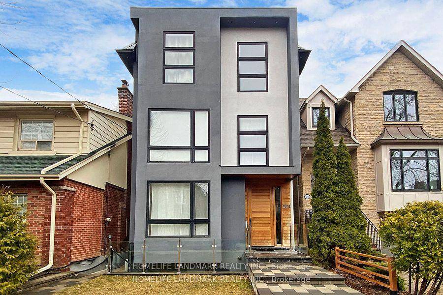 This Striking Modern Home Is Deceiving By All Accounts It Boasts Over 4, 300 Sq Ft Of Living Space, 3 Stories Above Grade, 4 1 Bedrooms Plus A Large Office, ...
