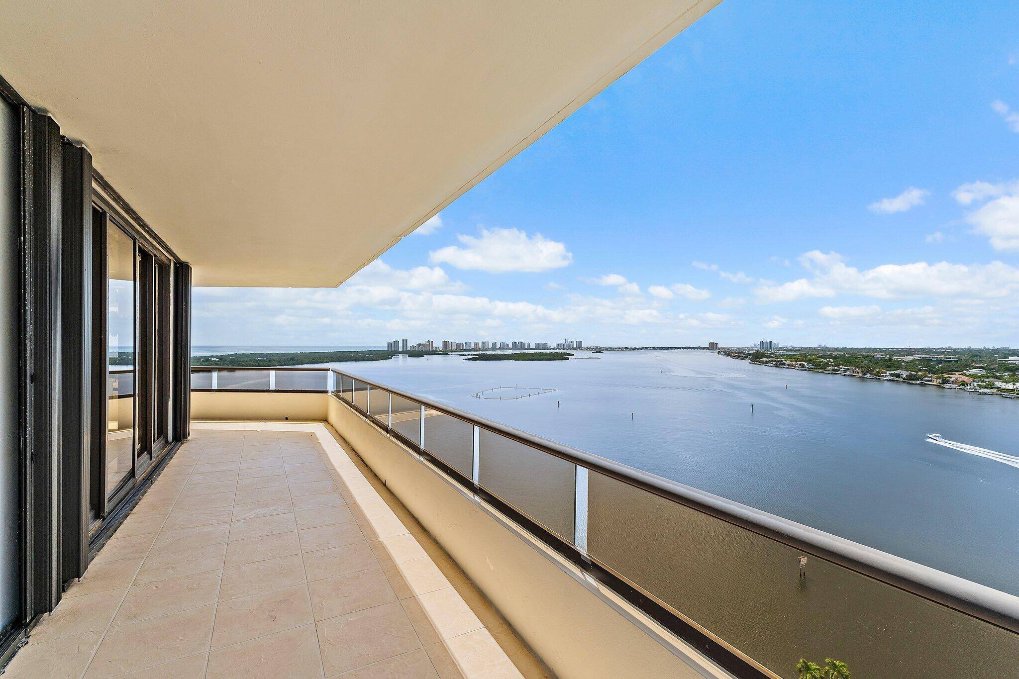 Experience the best views in Northern Palm Beach County from the rarely available 58 stack in Lake Point Towers.