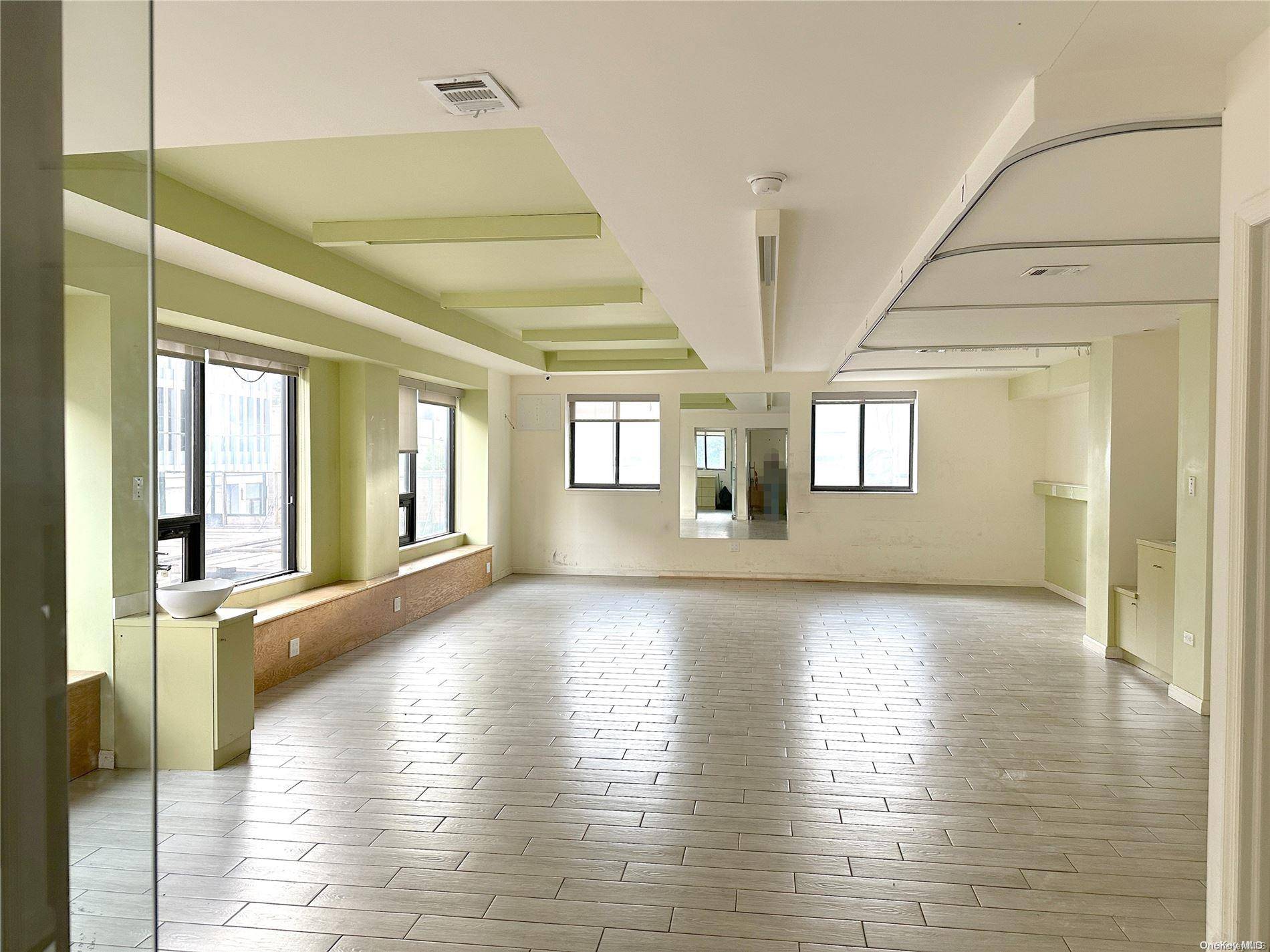 Large Doctor's office on second floor in medical building.