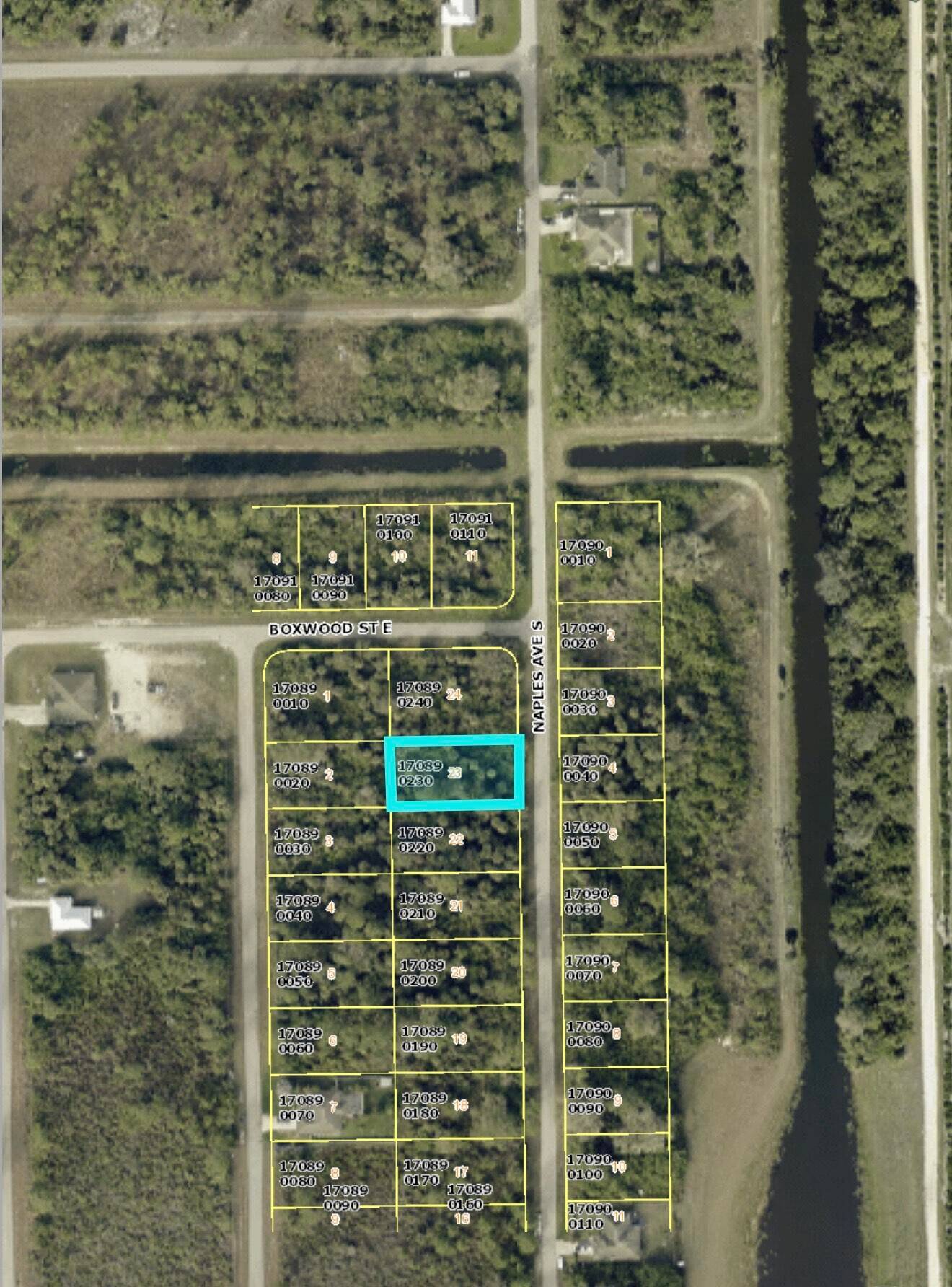 . 27 acre residential lot in Lehigh Acres, suitable for building a single family home.