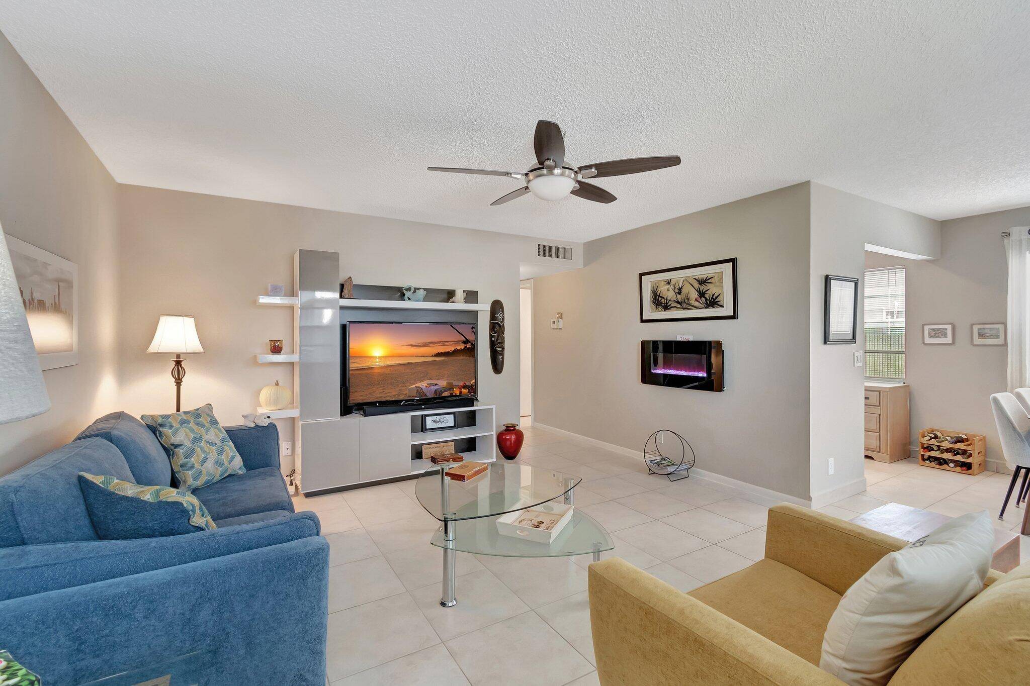 Welcome to this charming 2 bedroom, 2 bathroom second floor condo in the 55 Kings Point Golf and Country Club, offering a peaceful garden view and an abundance of natural ...