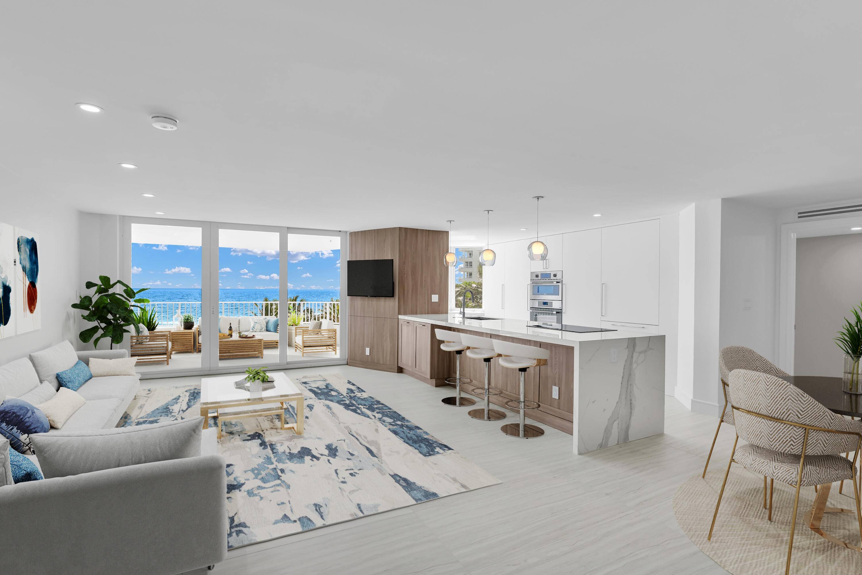 This newly renovated residence at The Chalfonte offers direct ocean views from every room.