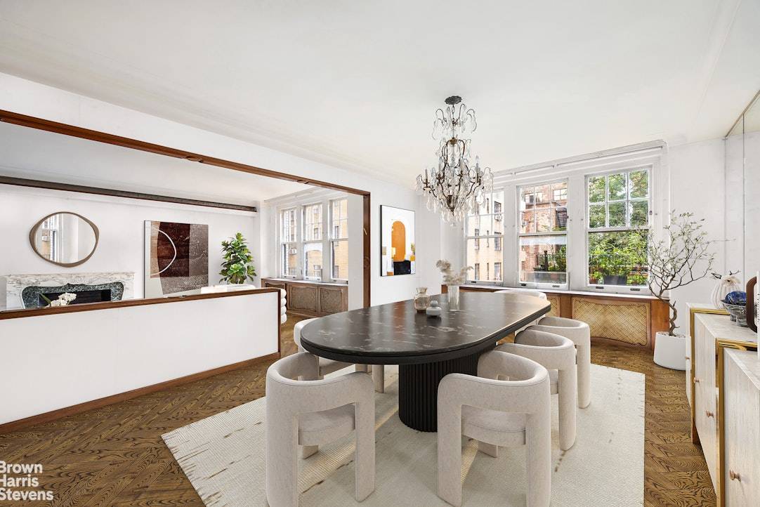 NEW TO MARKET ! A majestic classic 6 room home of glorious scale and proportions at approximately 2, 000 SF in a distinguished luxury pre war cooperative on Central Park ...