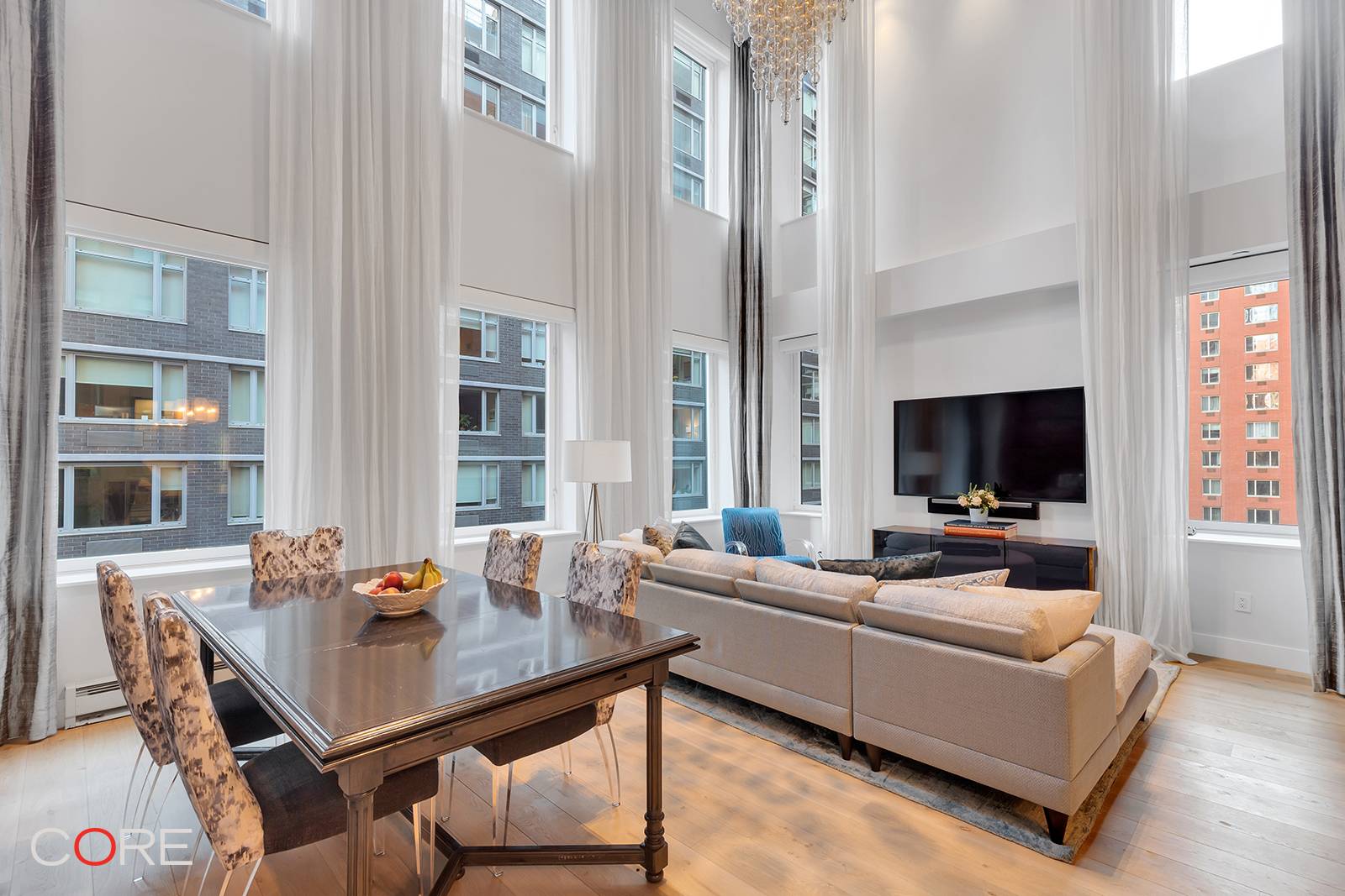 Grand and expansive in every way, this designer home has been completely transformed into the ultimate entertainer's loft.