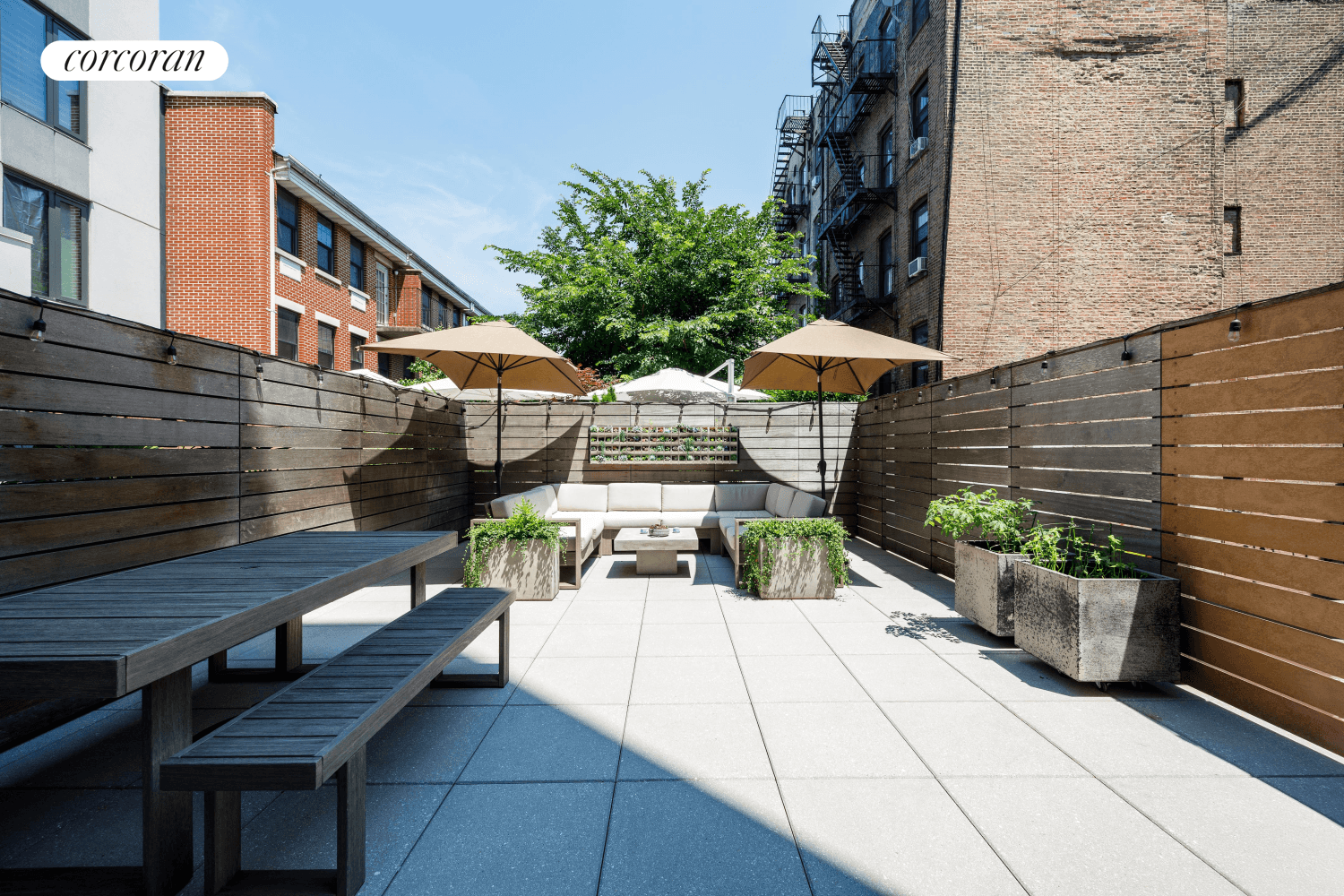 FIRST SHOWINGS, SUNDAY JULY 14THOutdoor Oasis in the Lower East SideCompletely unique for the building, Residence 2H at 150 Rivington is an incredible home for seamless indoor outdoor living ; ...