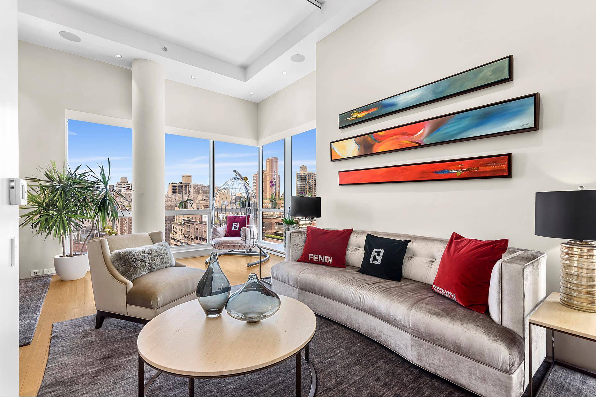 Rare opportunity to rent a magnificent triplex penthouse in the Upper East Side.