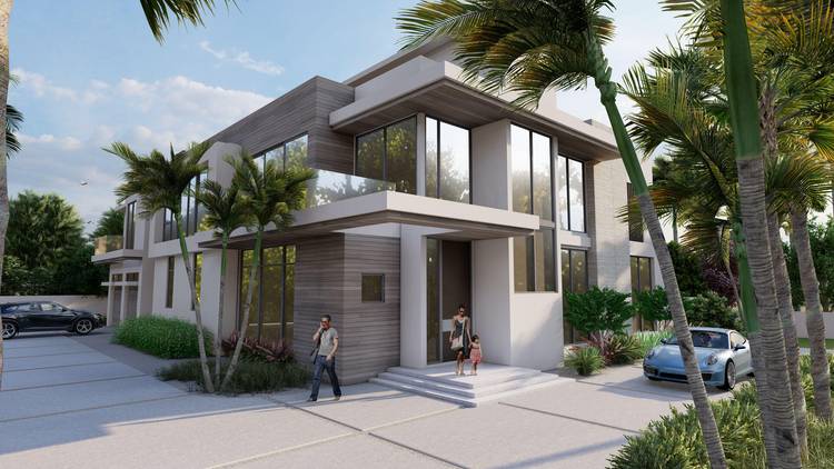 Designed by Randall Stofft Architects, built by Compson Homes, and styled by Lesly Maxwell Interiors, this residence is a modern sanctuary that blends sleek design with natural textures and bohemian ...