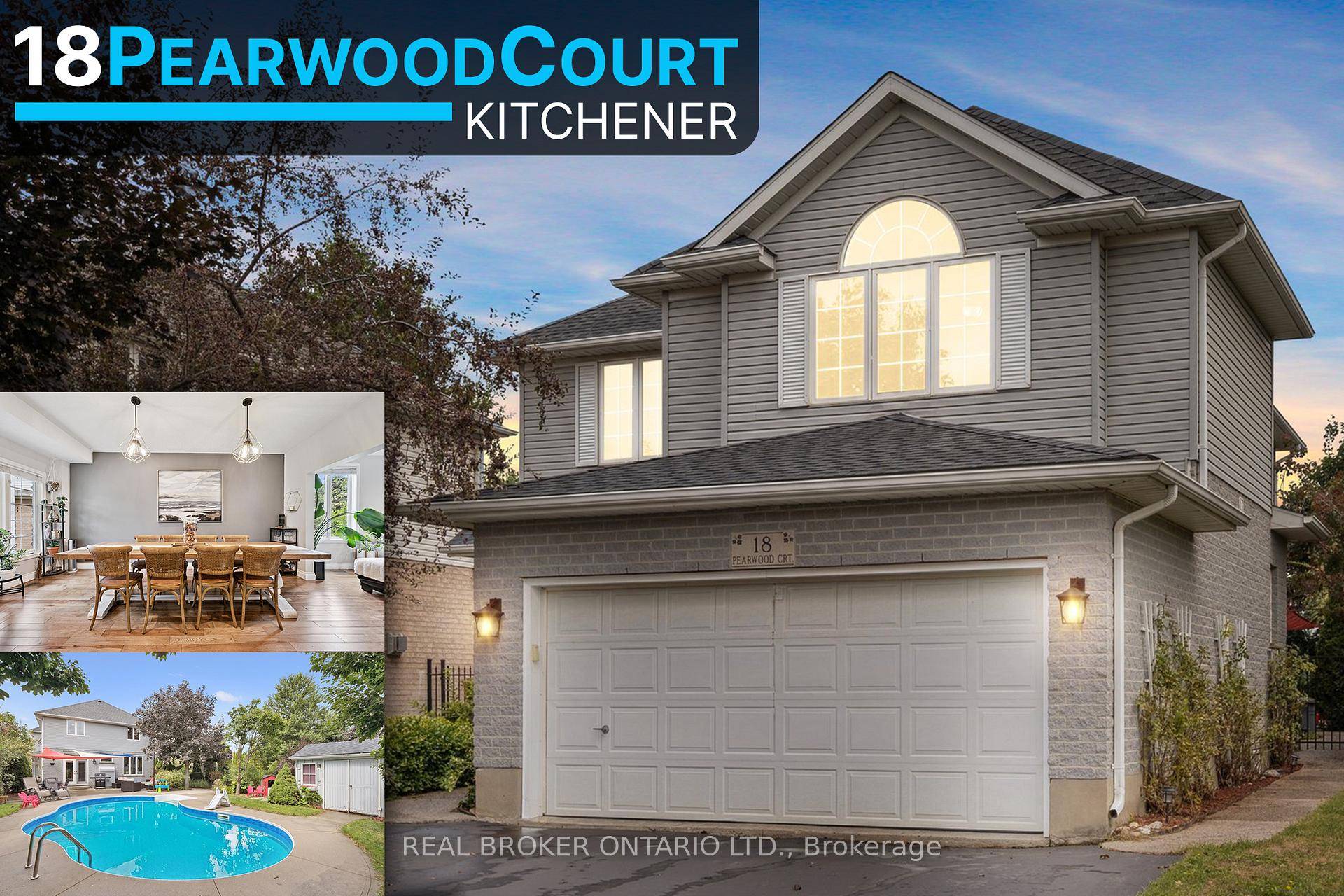 Welcome to this beautifully maintained 2 storey home tucked away on a quiet court in Kitchener.
