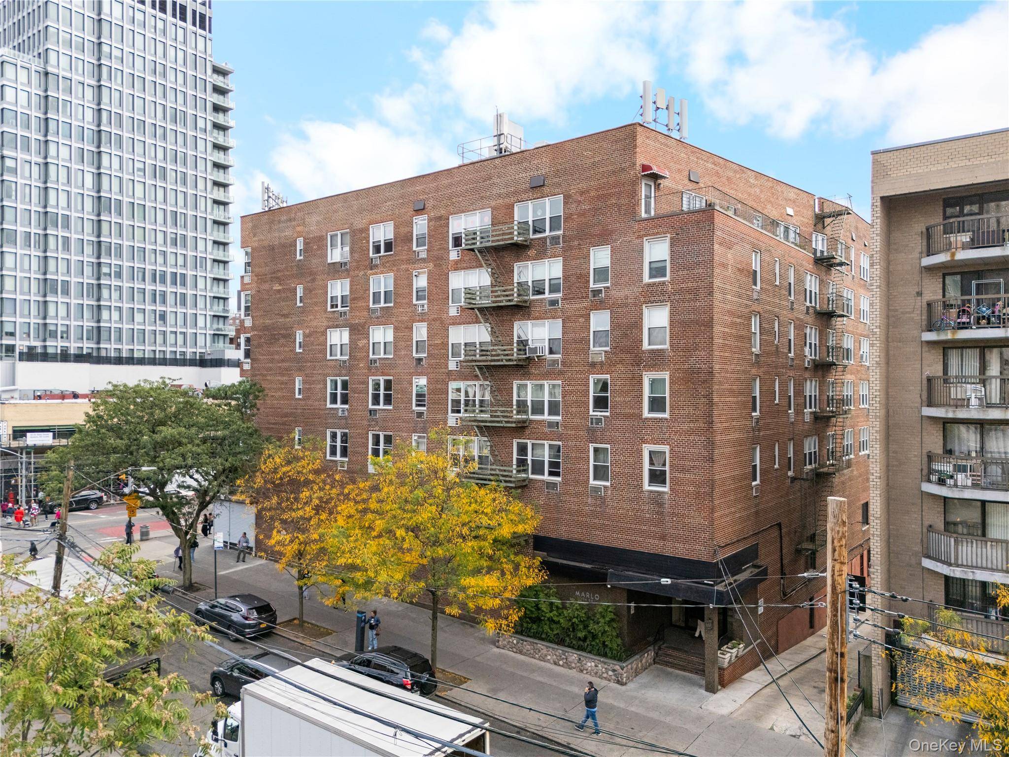 Beautifully renovated and sun filled 2 bedroom, 2 bath Co op located in the heart of Flushing on Maple Avenue.