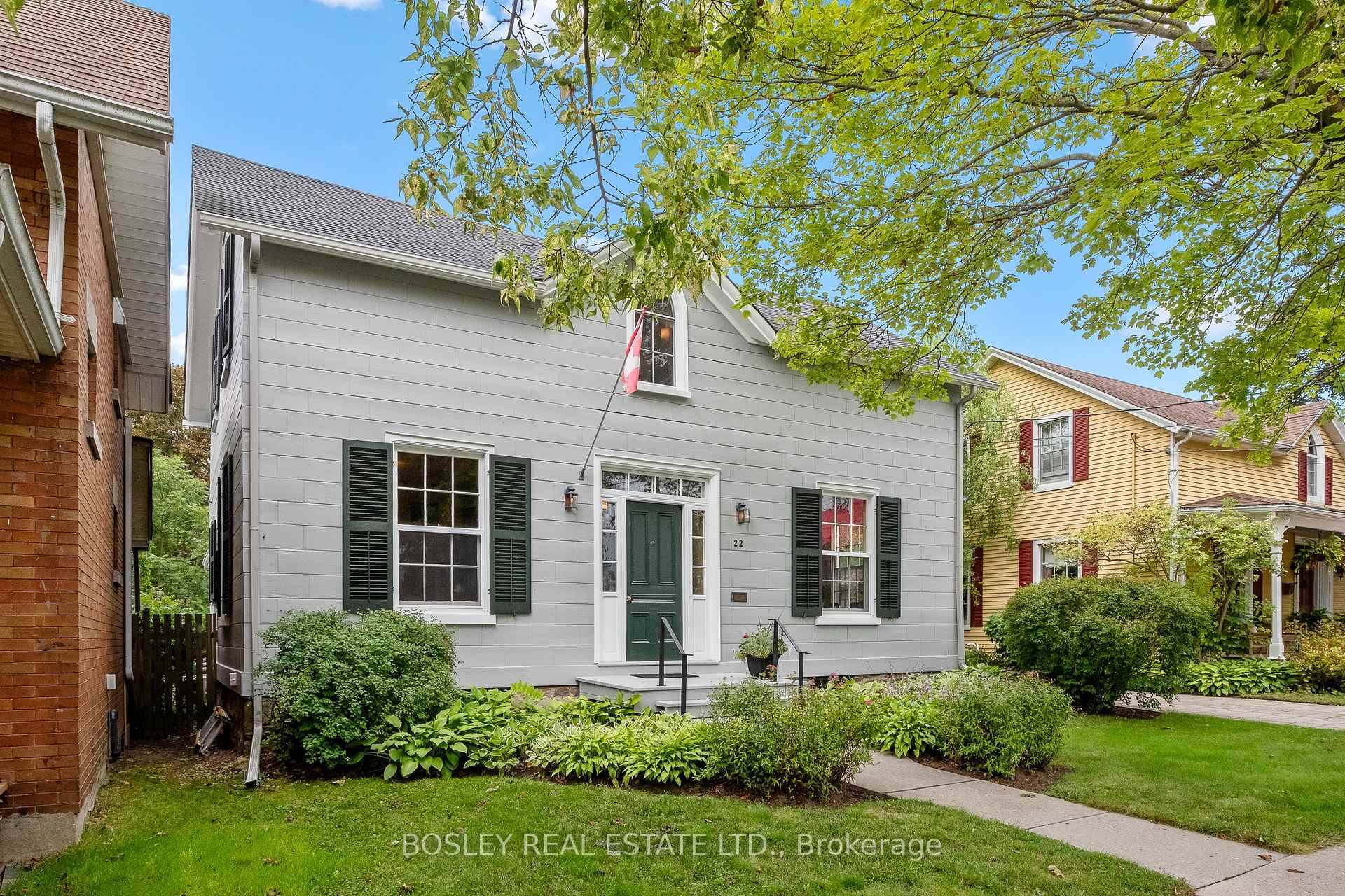 Nestled in the desirable west end of Port Hope's Englishtown, this rare 1860s wooden Ashlar residence beautifully combines historic character with modern comfort.
