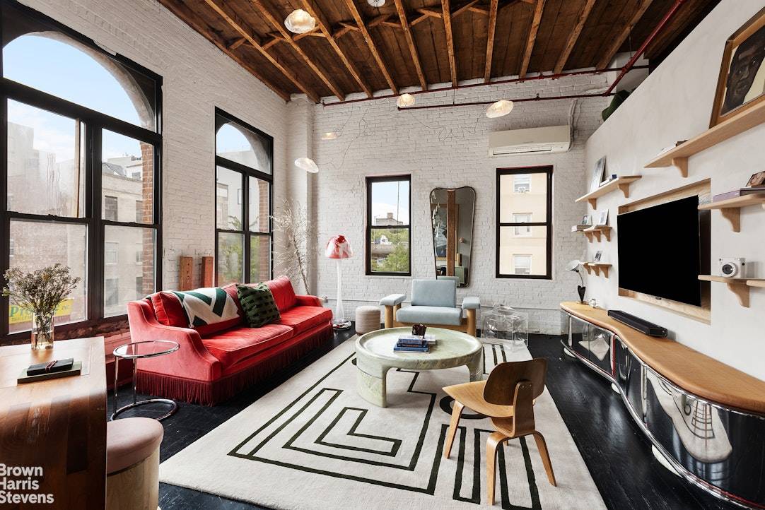 This Clinton Hill loft is truly one of a kind, the perfect cross between industrial and chic.