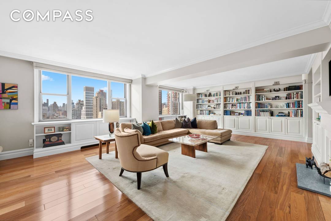 Sun Flooded, loft like residence on the 25th floor offering wide open city views from every room from the 25th floor, representing one of the most desirable EF combinations at ...