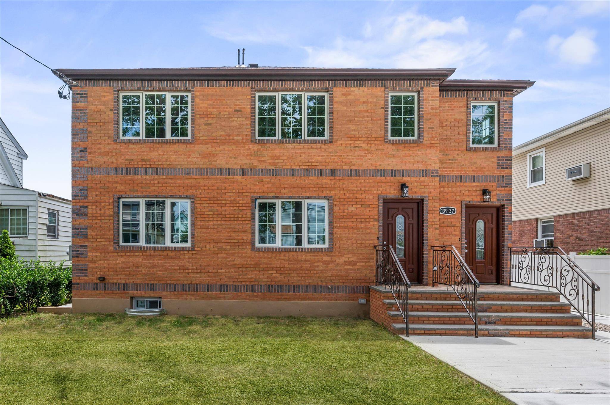 Welcome to this stunning new construction 2 family residence, offering modern finishes throughout.