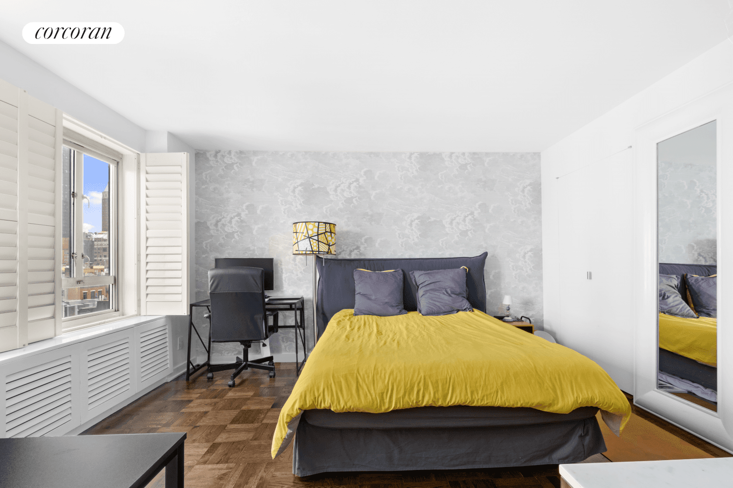 Experience quintessential Brooklyn Heights living in this two bedroom, one bath corner unit at 60 Remsen Street.