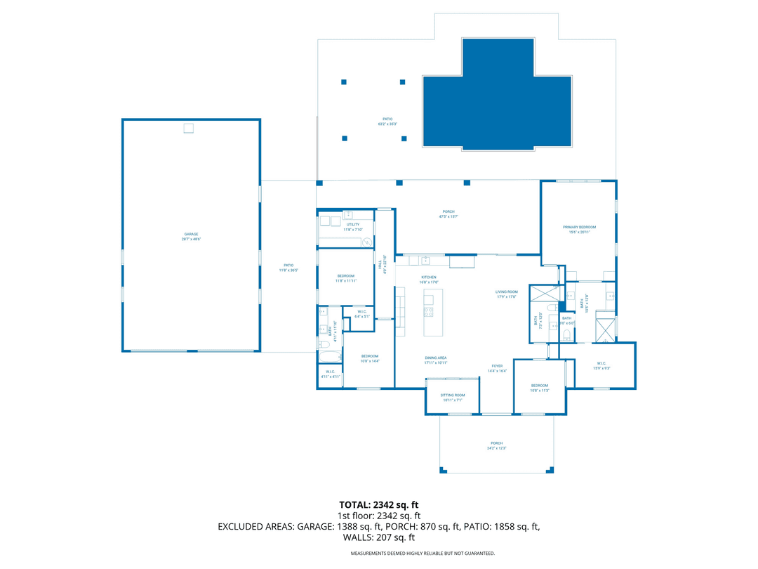 CUSTOM BUILT GRAND LIVING ON AN EXPANSIVE LOT As you step into this meticulously designed home, grand open living spaces unfold with perfect symmetry.