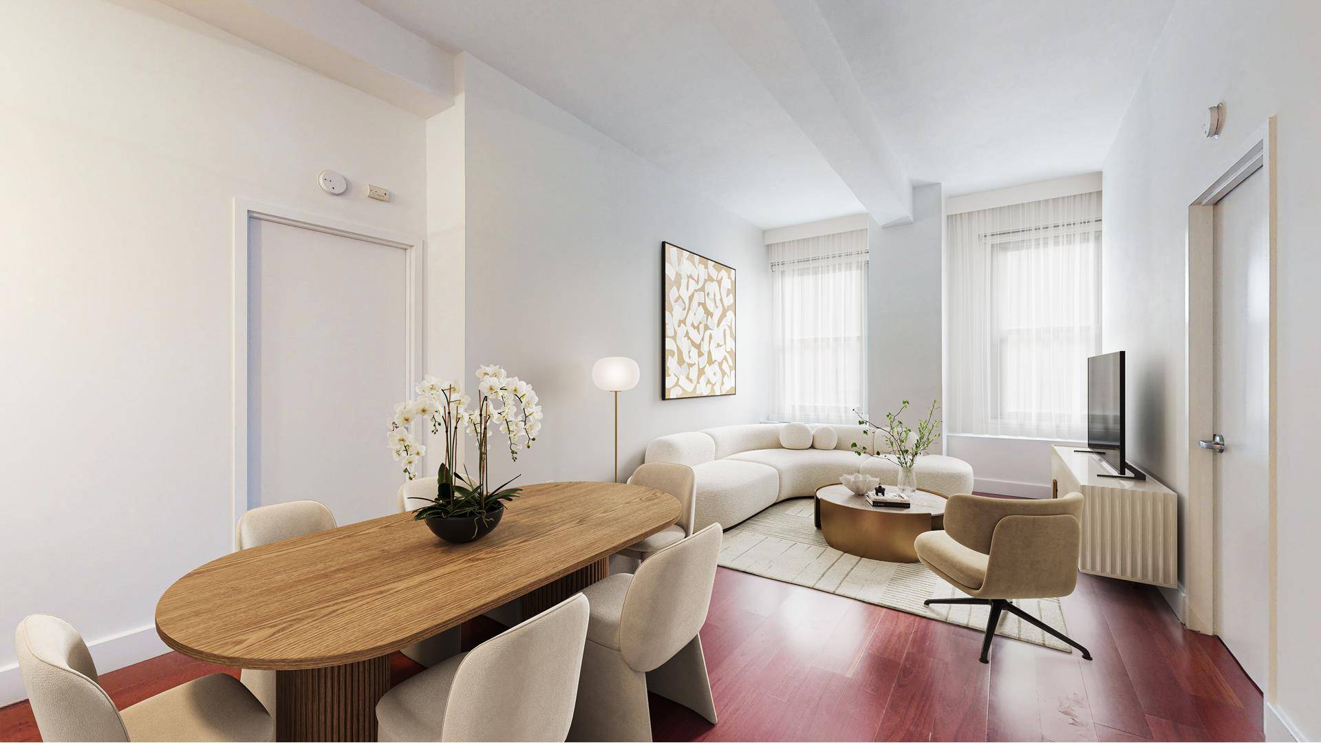 New on the market. Beautiful spacious apartment in the heart of Financial District.
