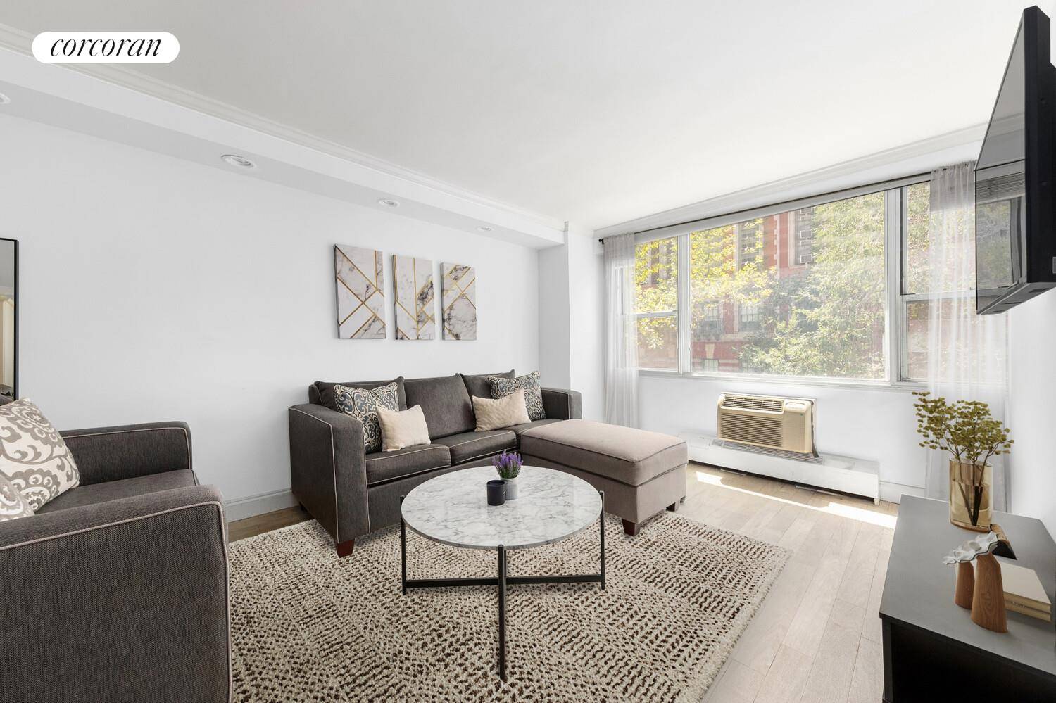 Discover this inviting one bedroom co op at 79 West 12th Street, Unit 3B, perfectly positioned at the crossroads of Greenwich Village, West Village, Chelsea, and Flatiron.