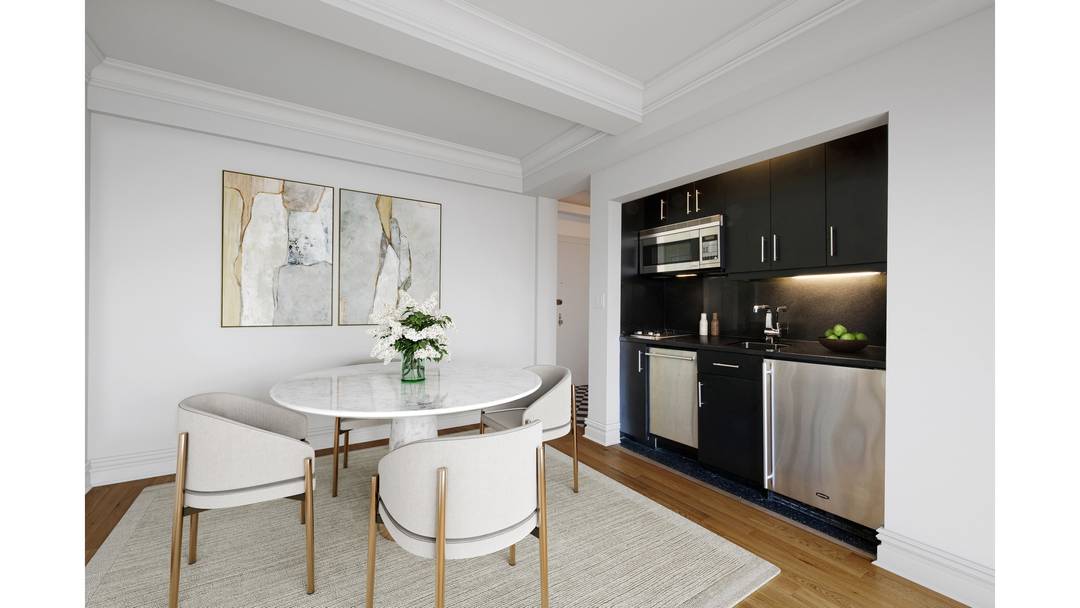 Discover the timeless elegance of this wonderfully bright one bedroom unit, situated in mint condition within a charming pre war building on a picturesque tree lined block on East 68th ...