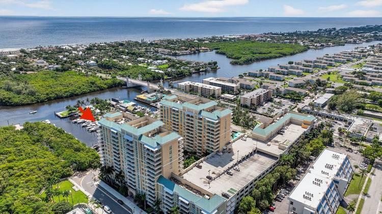 Premier waterfront Penthouse available in the resort community of Marina Village in Boynton Beach FL.