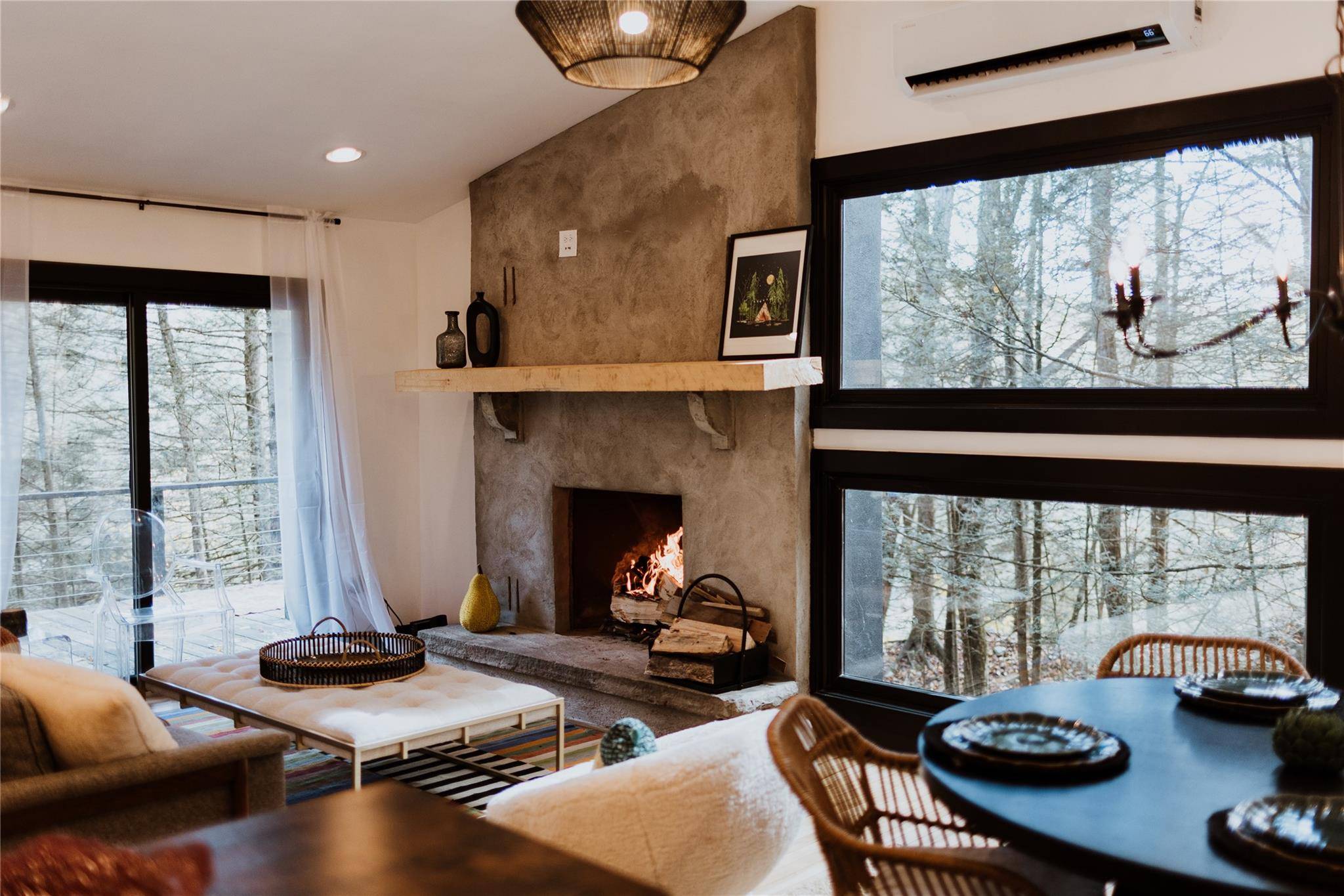 TreeTop Retreat has rare endless views of the woods.