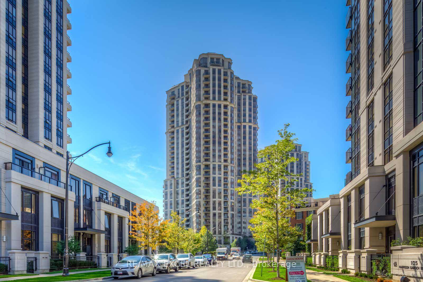 Luxury Skymark At Avondale, 2 Split Bedrooms With South East View, Open Concept Kitchen With Granite Counter top island and brand new carpet in 2nd bedroom.