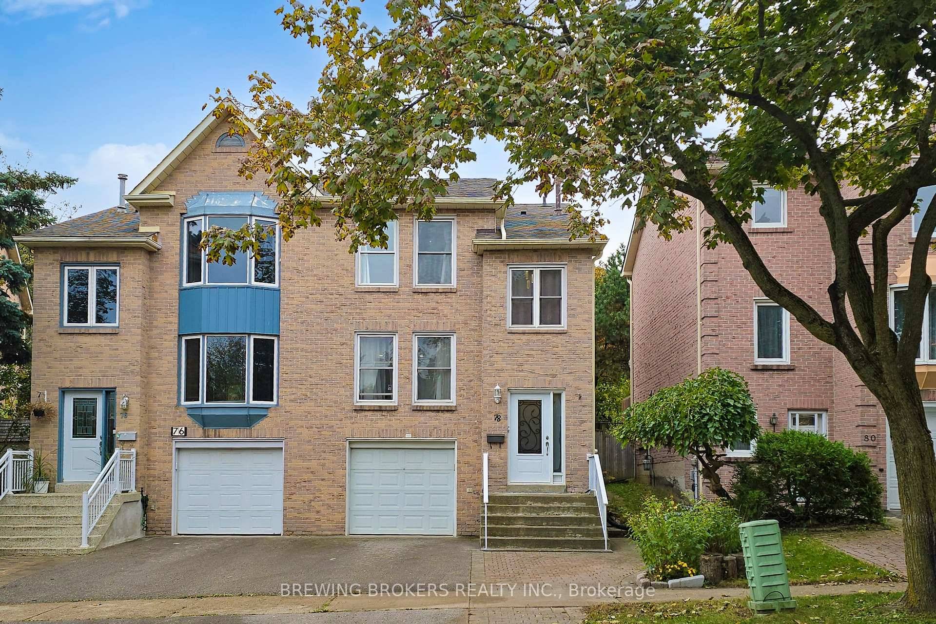 Beautiful semi detached home nestled on a quiet and safe crescent in one of Thornhill's most desirable neighbourhoods the York Hill community.
