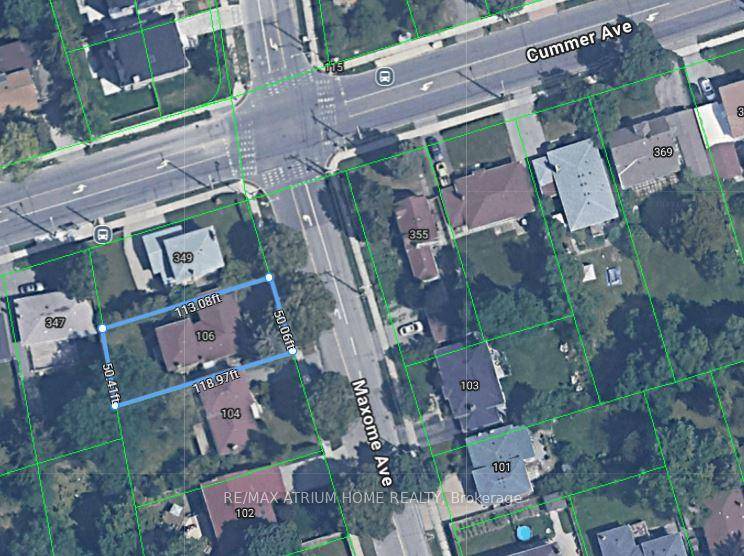 104 amp ; 106 Maxome Ave Total Combined Frontage 115 ft.