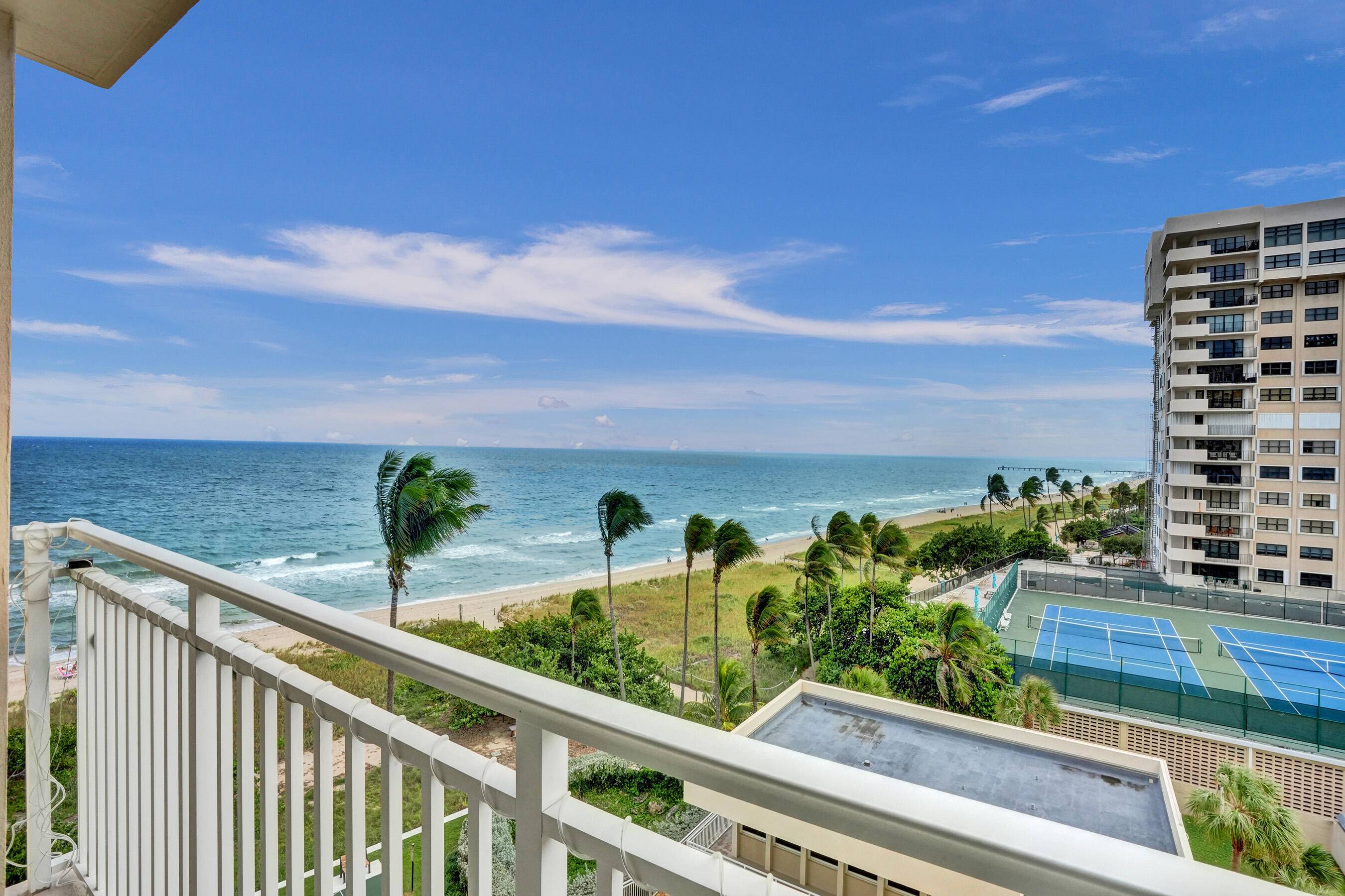 Wake up to sweeping views of the ocean.