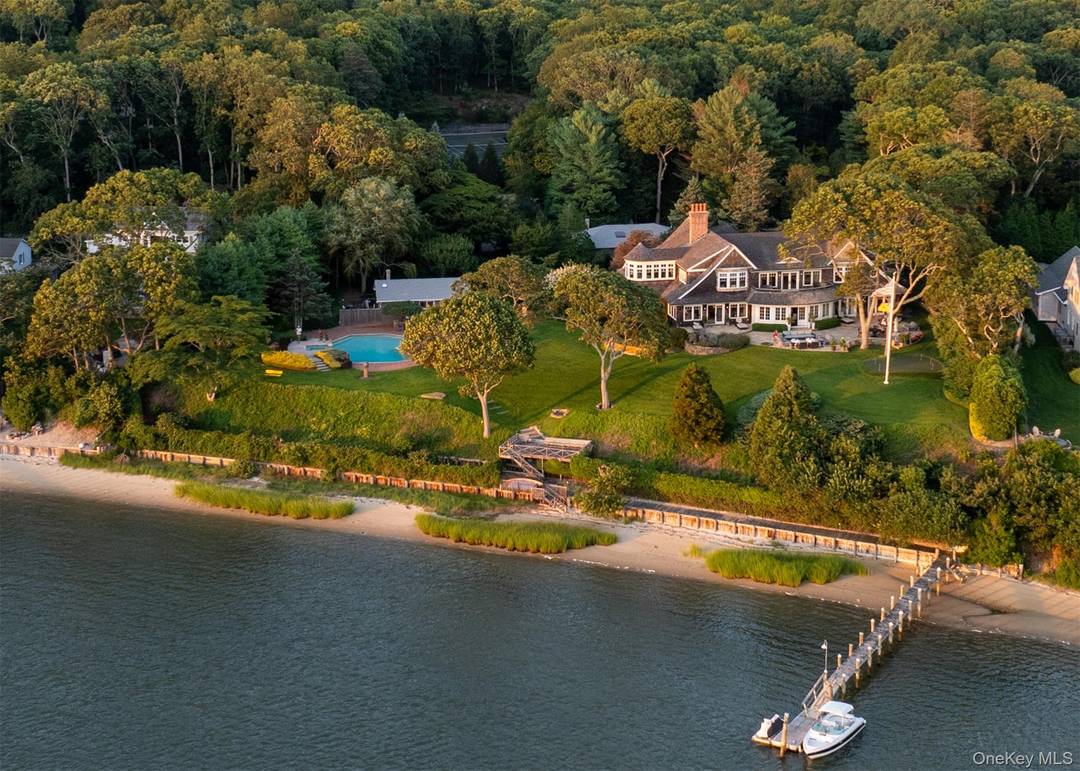 Rarely available in size, scope, and setting, this generational Nassau Point estate is a standout along the Peconic Bay its beauty long admired by passing boaters.