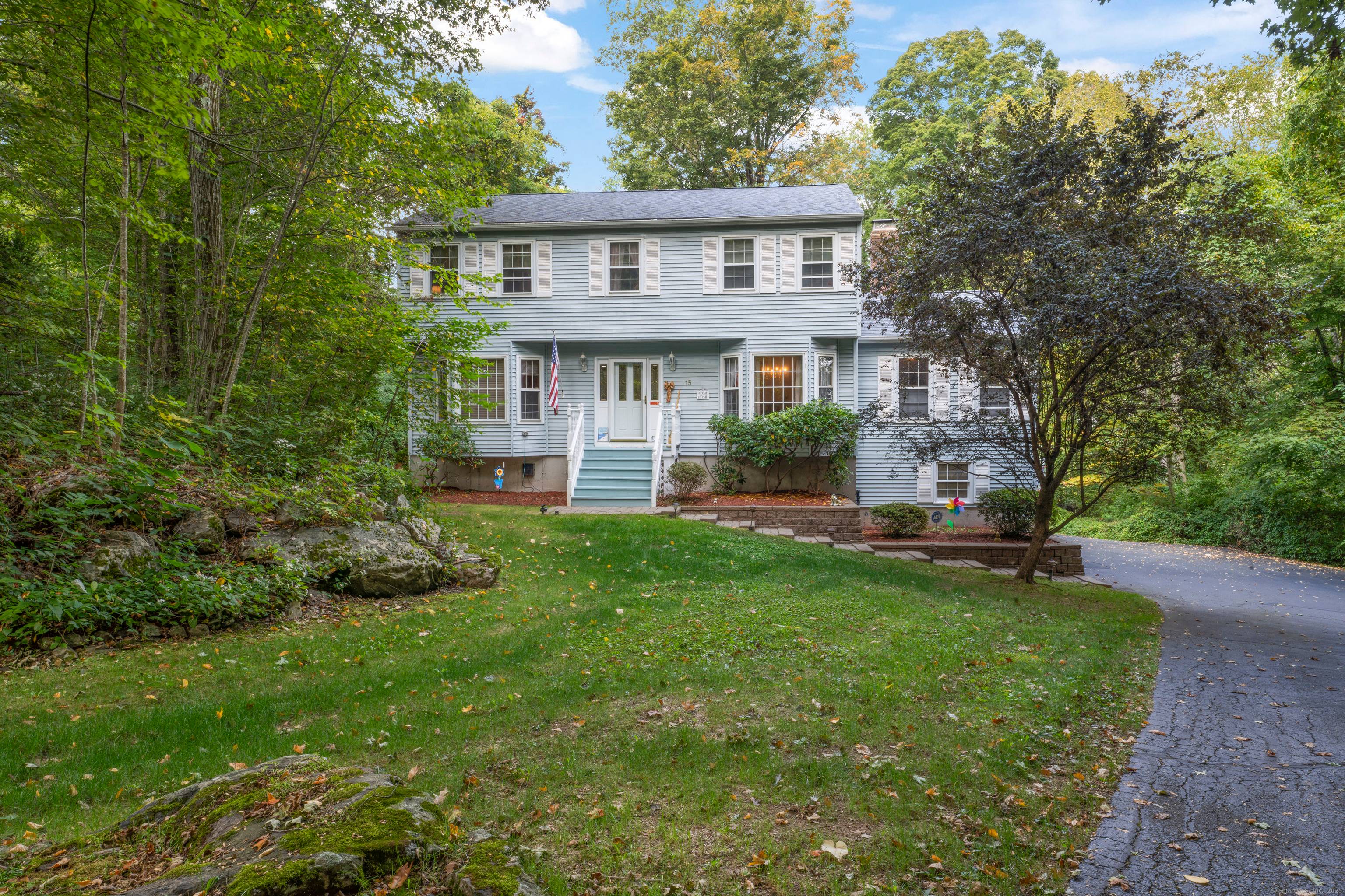 Well maintained Colonial at the End of a quiet Cul de Sac !