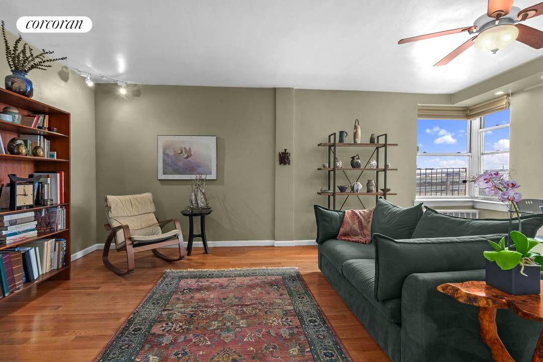 Spectacular Verrazano Views from a Top Floor Oasis in the Heart of Bay Ridge Welcome to Apartment 7H at 9707 4th Avenue an inviting, oversized one bedroom co op offering ...