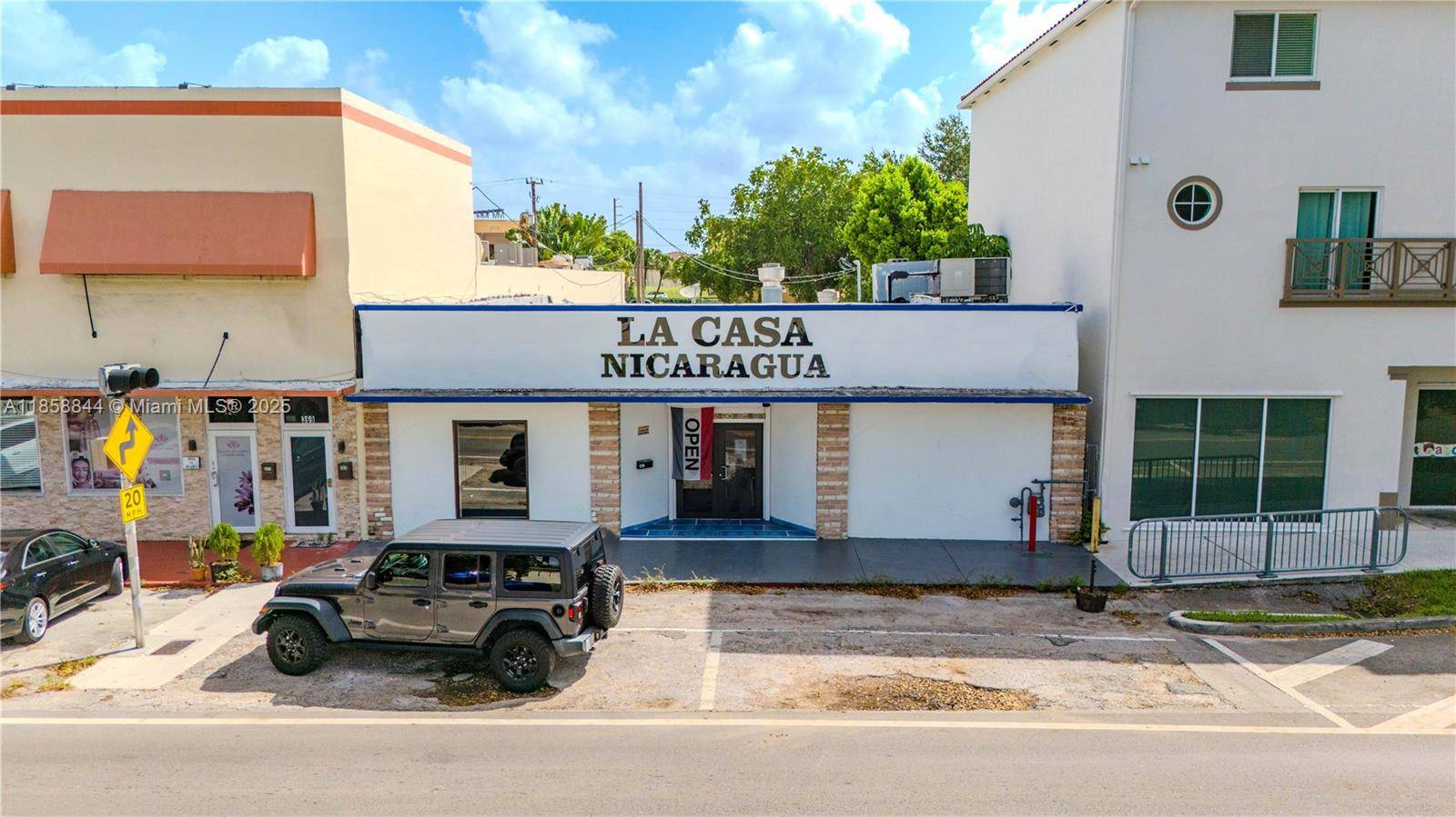 Fully equipped turnkey restaurant available on one of Miami Springs' most prominent retail streets, Poinciana Blvd.
